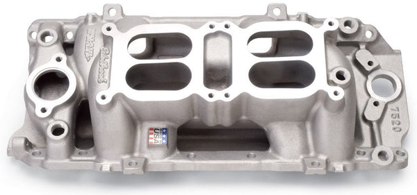 Edelbrock 7520 RPM Air-Gap Dual Quad Intake Manifold for Big Block Chevy