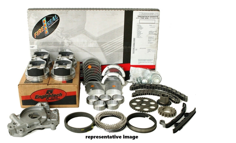 Enginetech RCC262F Engine Rebuild Kit for 1994 GM Truck 4.3L 262 VIN Z 5/8" Pump ex. T on Block