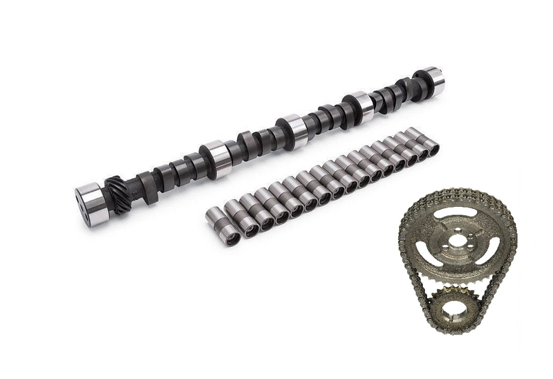 Engine Pro MC1713 Stage 2 Camshaft Lifters Double Roller Timing Chain Kit for Chevrolet SBC 305 350 5.7L 420/443 Lift