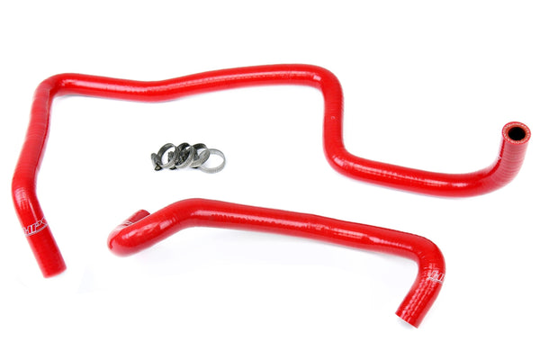 HPS Red Reinforced Silicone Heater Hose Kit Coolant for 2006-2010 Jeep Commander 5.7L V8 Without Rear A/C