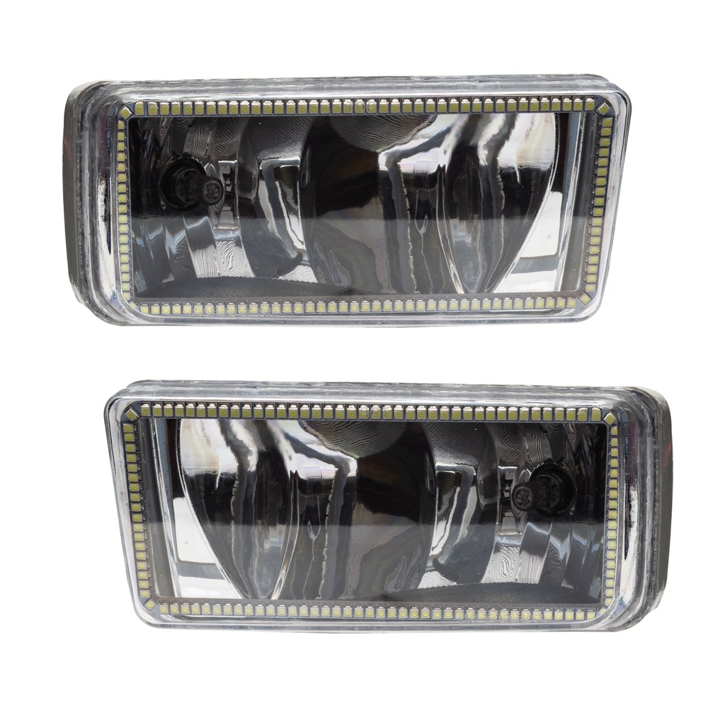 ORACLE Lighting 2007-2015 Chevrolet Silverado Pre-Assembled Fog Lights - Square Style Halo