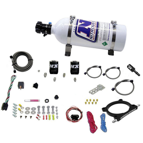 Nitrous Express 5.0L Coyote ANd 7.3L Godzilla Plate System (50-250Hp) W/5Lb Bottle