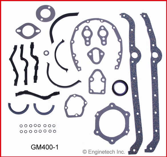 Enginetech RCC400 Engine Rebuild Kit for 1970-1980 Chevrolet Small Block GM 6.6L 400 Car Truck Engines
