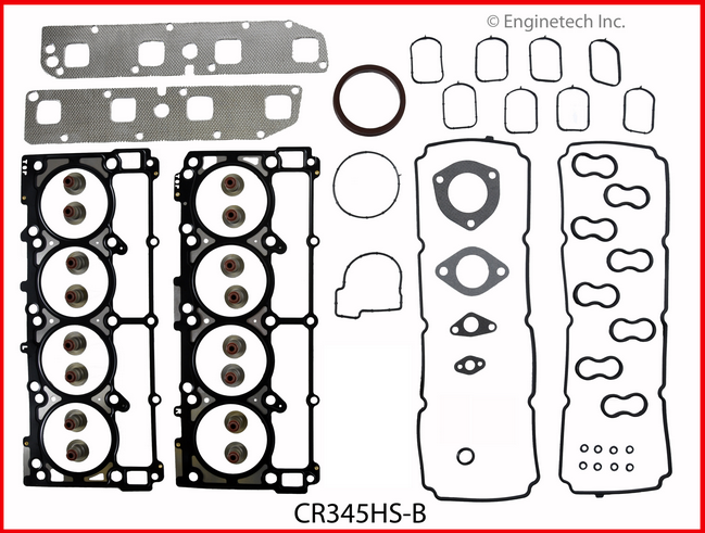 Enginetech RCCR345BP Engine Rebuild Kit for 2003-2008 Dodge Ram 5.7L 345 Hemi Engines