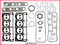 Enginetech RCCR345AP Engine Rebuild Kit for 2005-2008 Chrysler Car 5.7L 345 Hemi Engines