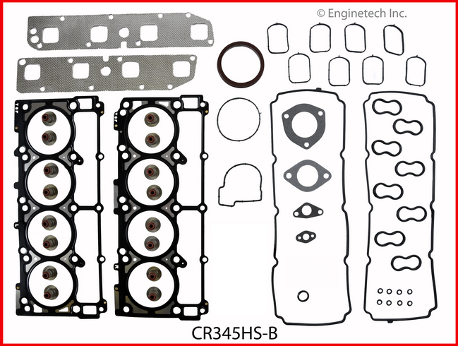 Enginetech RCCR345AP Engine Rebuild Kit for 2005-2008 Chrysler Car 5.7L 345 Hemi Engines