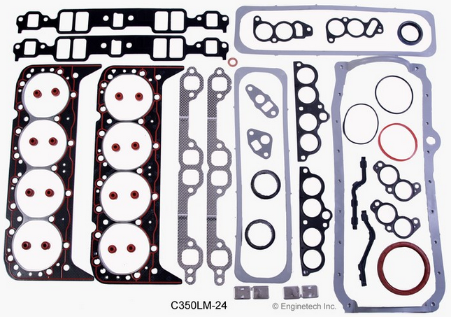 Enginetech RCC350DP Engine Rebuild Kit for 1986-1991 Chevrolet GM 5.7L 350 Heavy Duty Truck