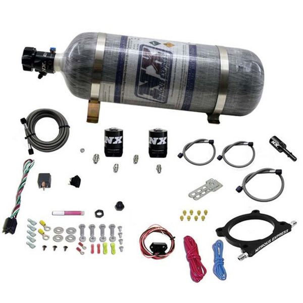 Nitrous Express 5.0L Coyote ANd 7.3L Godzilla Plate System(50-250Hp) W/ 12Lb Bottle