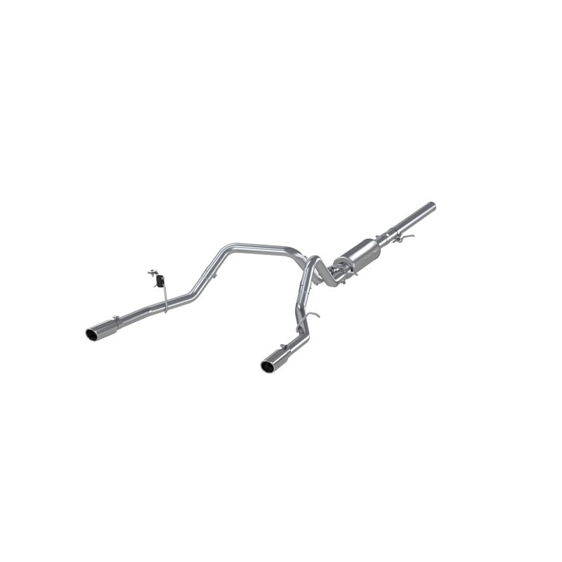 MBRP 2014 Chevy/GMC 1500 Silverado/Sierra 4.3L V6/5.3L V8 Dual Split Rear T409 3in Cat Back Exhaust