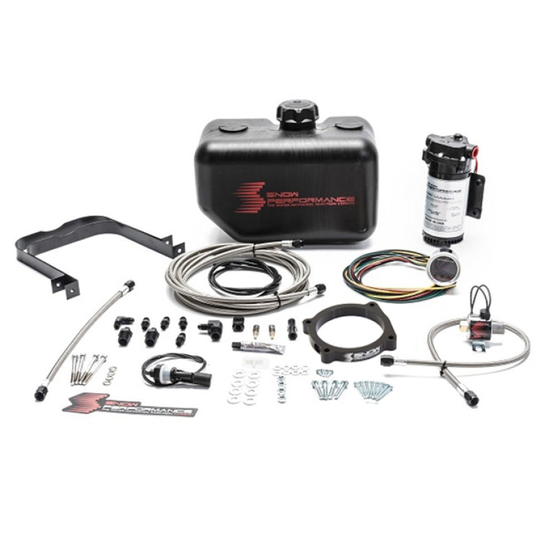 Snow Performance Stg 2 Boost Cooler Challenger/Charger Hellcat Water Inj Kit (SS Braid Line/4AN Fit)