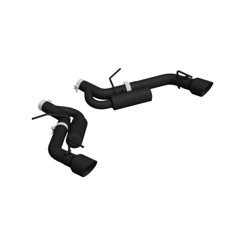 MBRP 2016-2019 Chevrolet Camaro SS Dual Rear Exit Axle Back w/ 4.5in OD Tips - BLK (Non NPP Models)