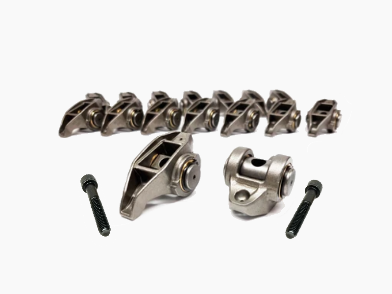 1997+ Chevrolet Gen III LS Rocker Arms Set with AMS Racing Bronze Trun