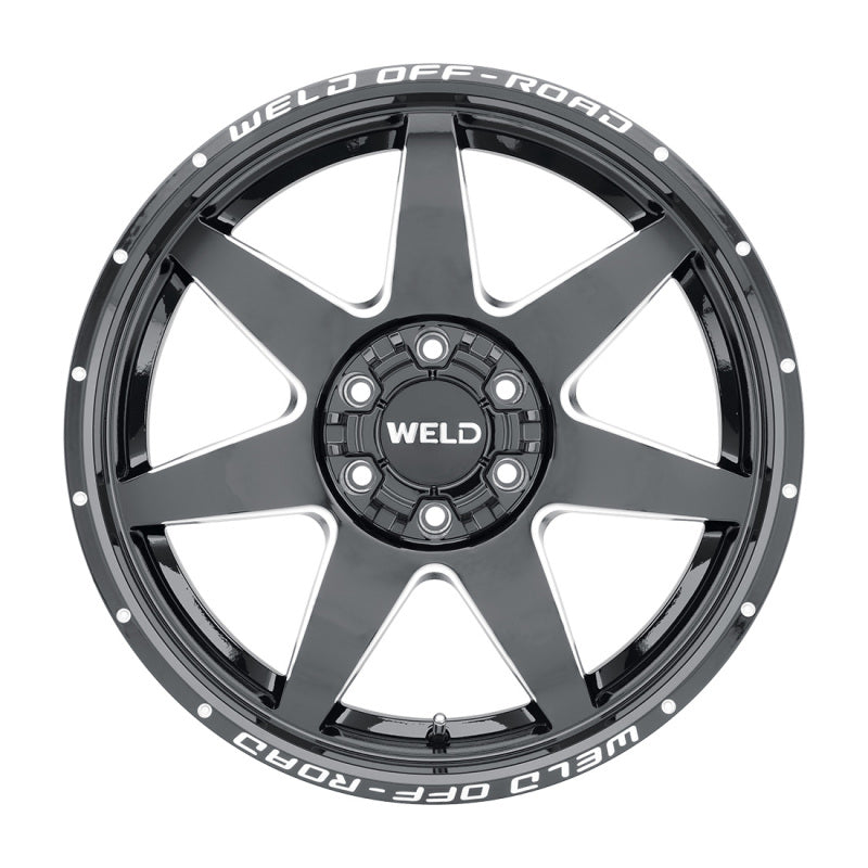 Weld W109 20X9.0 Retaliate 6X135 6X139.7 ET10 BS5.50 Gloss Black MIL 106.1