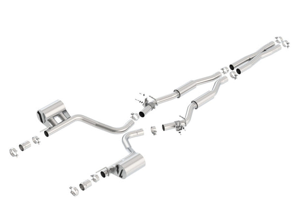 Borla 2015 Dodge Challenger SRT/392 Hemi 6.4L V8 S-TYPE Catback Exhaust w/ Valves Factory Bezel