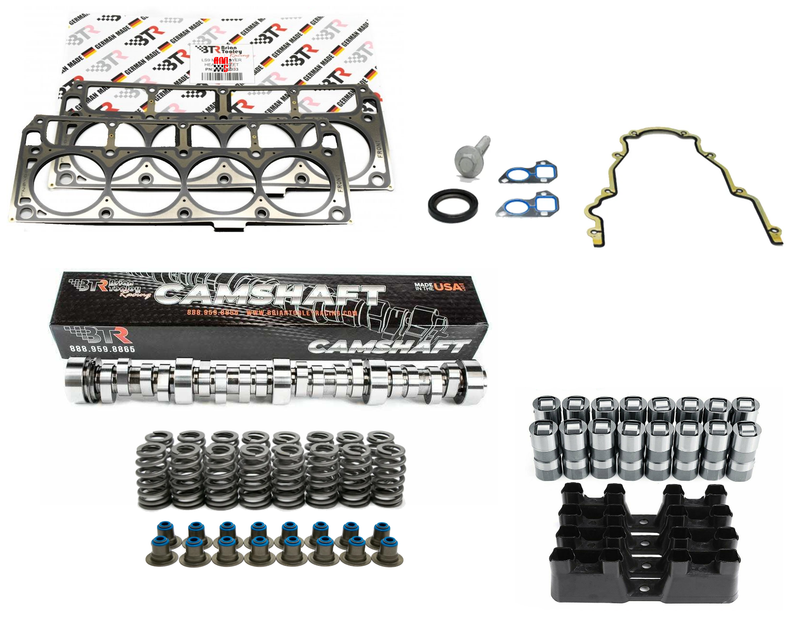 Brian Tooley Racing Truck Camshaft Install Kit w/ Lifters Trays Pushrods Gaskets for Chevrolet Gen III LS