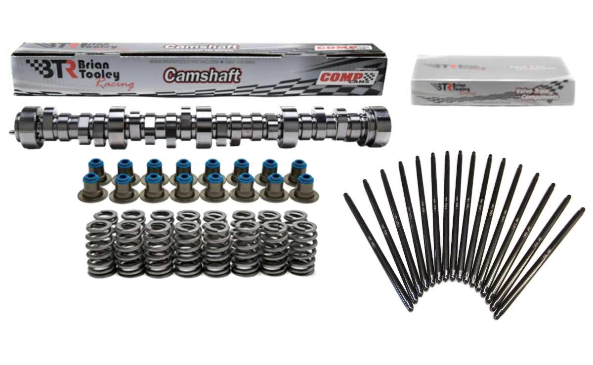 Brian Tooley Racing Truck Camshaft Install Kit w/ Lifters Trays Pushrods Gaskets for 2007+ Chevrolet Gen IV Trucks/SUVS