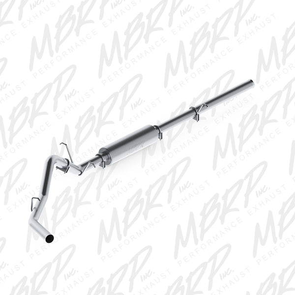 MBRP 2009-2013 Chevy/GMC 1500 4.8/5.3L (excl 8ft bed) Cat Back Single Side AL P Series Exhaust