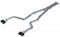 MBRP 2015-2016 Dodge Challenger 5.7L HEMI SS 3in Quad Split Rear Exit w/ Carbon Fiber Tips - T304
