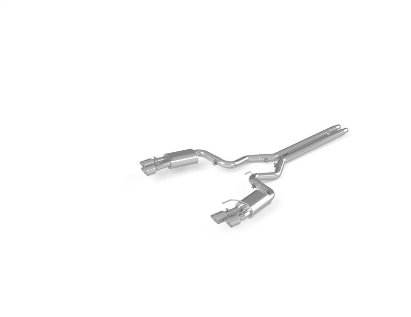 MBRP 2018-2019 Ford Mustang GT 5.0 3in Dual Split Rear Cat Back w/ Quad 4.0in Dual Wall Tips- T304