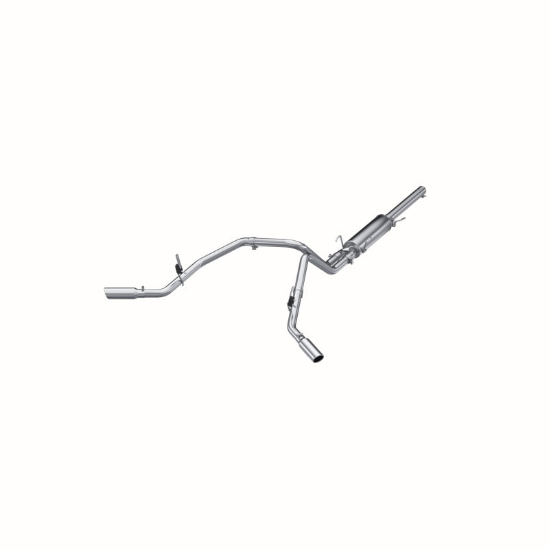 MBRP S5114AL 2.5" Aluminized Cat Back, Dual Split Side for 2004-2005 Dodge Ram Hemi 1500 5.7L SC/CC-SB