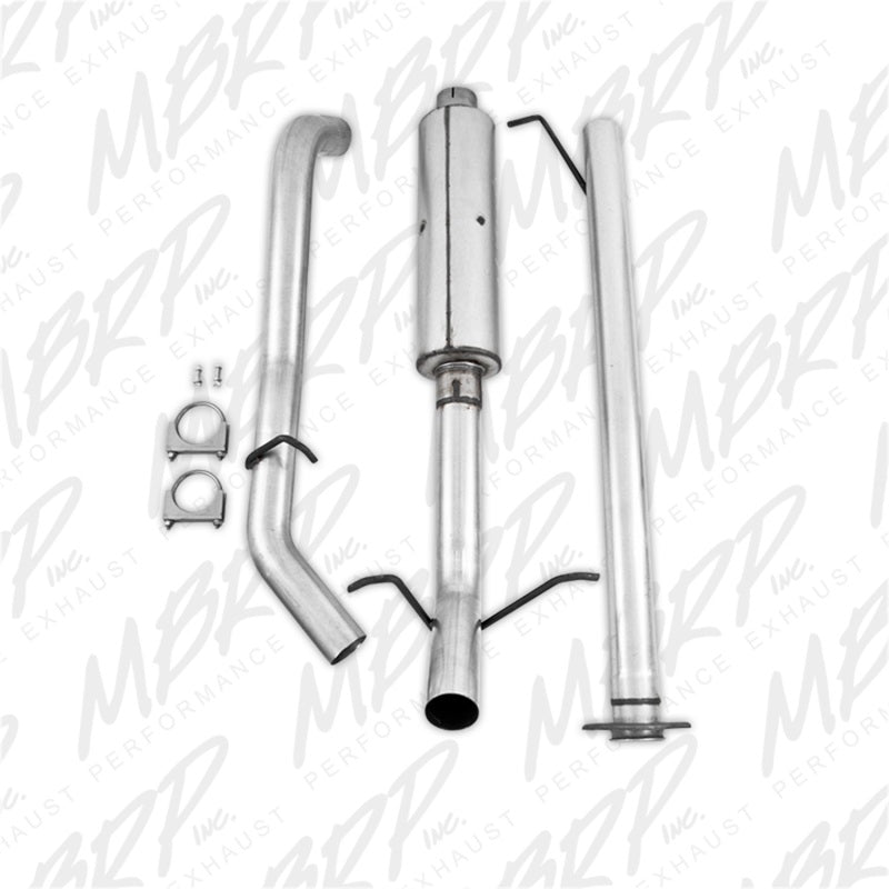 MBRP 2007-2008 Chevy/GMC 1500 CC EC 6ft6in bed 4.8/5.3L 3in Cat Back Single Side AL P Series Exhaust