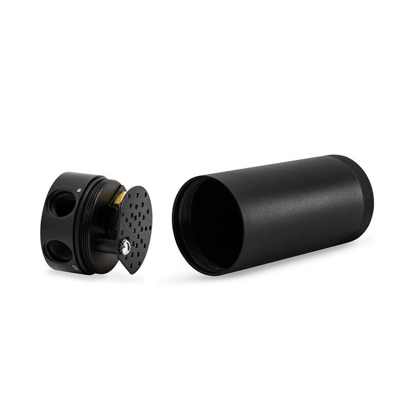 Mishimoto Baffled Black Oil Catch Can Kit for 2009+ Dodge Ram 5.7L