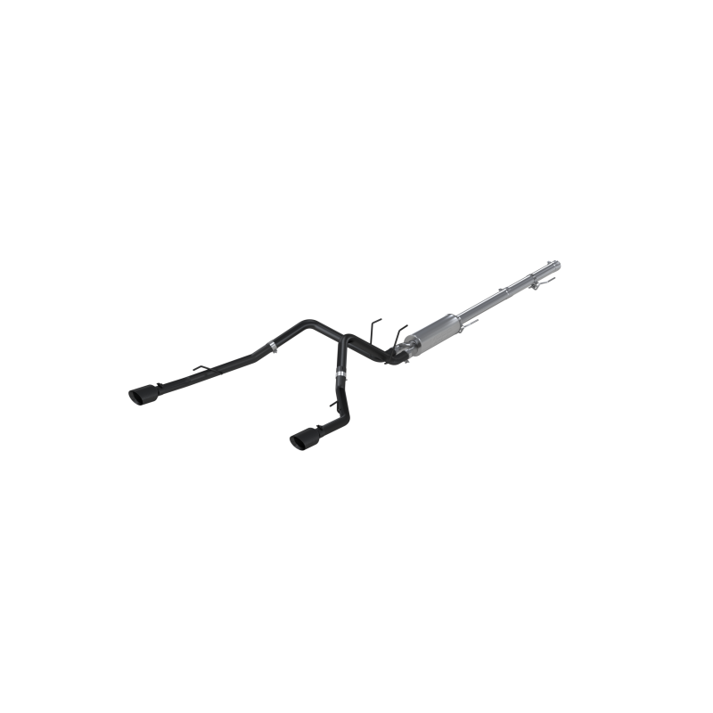 MBRP S5146BLK 2.5" Cat Back, Dual Split Rear for 2009-2024 Dodge Ram 1500 5.7L Hemi