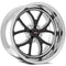 Weld S76 20x9.0 / 5x5 BP / 5.75in. BS Black Wheel (High Pad) - Non-Beadlock