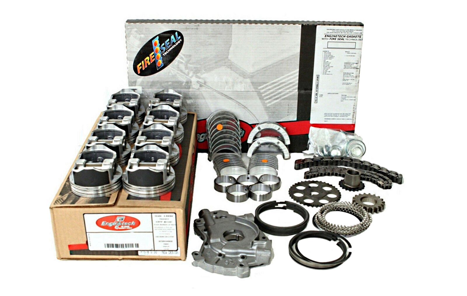 Enginetech RCC364P Engine Rebuild Kit for 1999-2000 Chevrolet GMC 364 6.0L V8 LQ4  VIN "U"