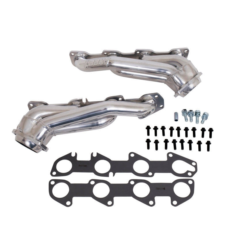 BBK 40120 Shorty Tuned Length Exhaust Headers 1-3/4 Silver Ceramic for 2005-2008 Dodge Challenger Charger 5.7 Hemi