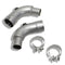 BBK 16481 05-18 Dodge Challenger/Charger 6.1L/6.4L Hemi 3in Catted High Flow Mid Pipe