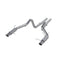 MBRP 11-14 Ford Mustang GT 5.0L Dual Split Rear Race Version AL 3in Cat Back Exhaust System