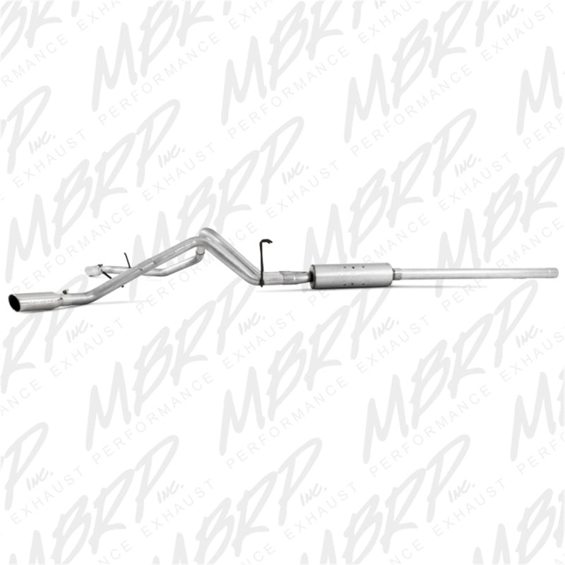 MBRP S5128AL 2.5" Aluminized Cat Back, Dual Split Side for 2006-2008 Dodge Ram Hemi 1500 5.7L SC/CC-SB