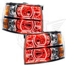 Oracle Lighting 8188 2007-2013 Chevy Silverado Pre-Assembled Headlights-Chrome-Square Style