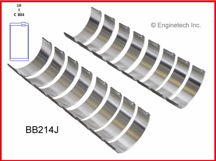 Enginetech RCF302HP Engine Rebuild Kit for 1986-1988 Ford 5.0L 302 Car EFI EX High Output