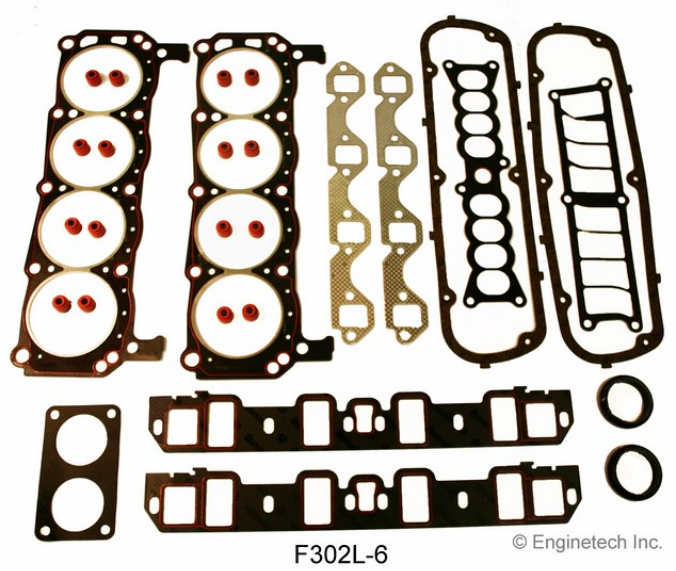 Enginetech RCF302HP Engine Rebuild Kit for 1986-1988 Ford 5.0L 302 Car EFI EX High Output