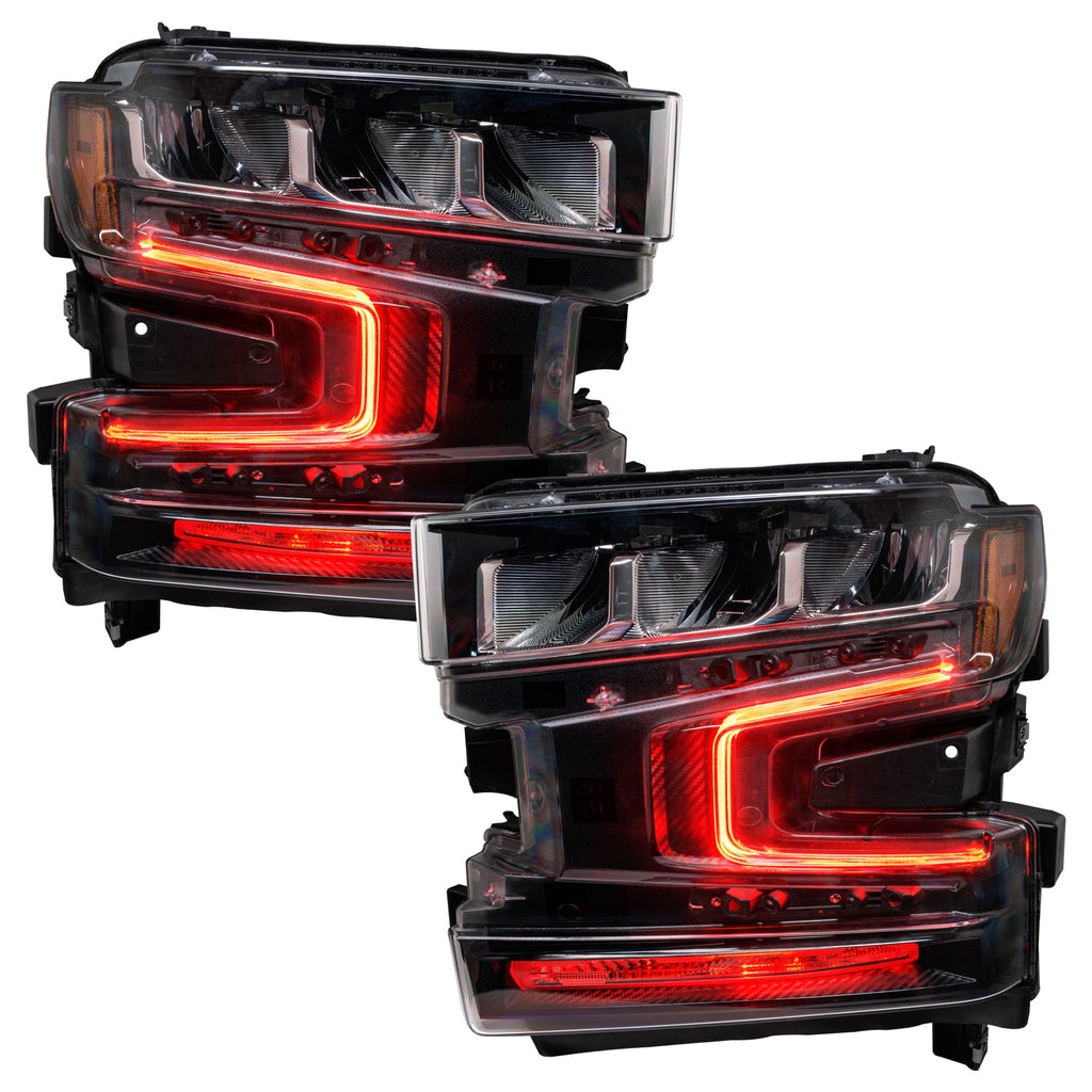 Oracle Lighting 1441 2019-2021 Chevrolet Silverado 1500 ColorSHIFT® RGB+W Headlight DRL Upgrade Kit