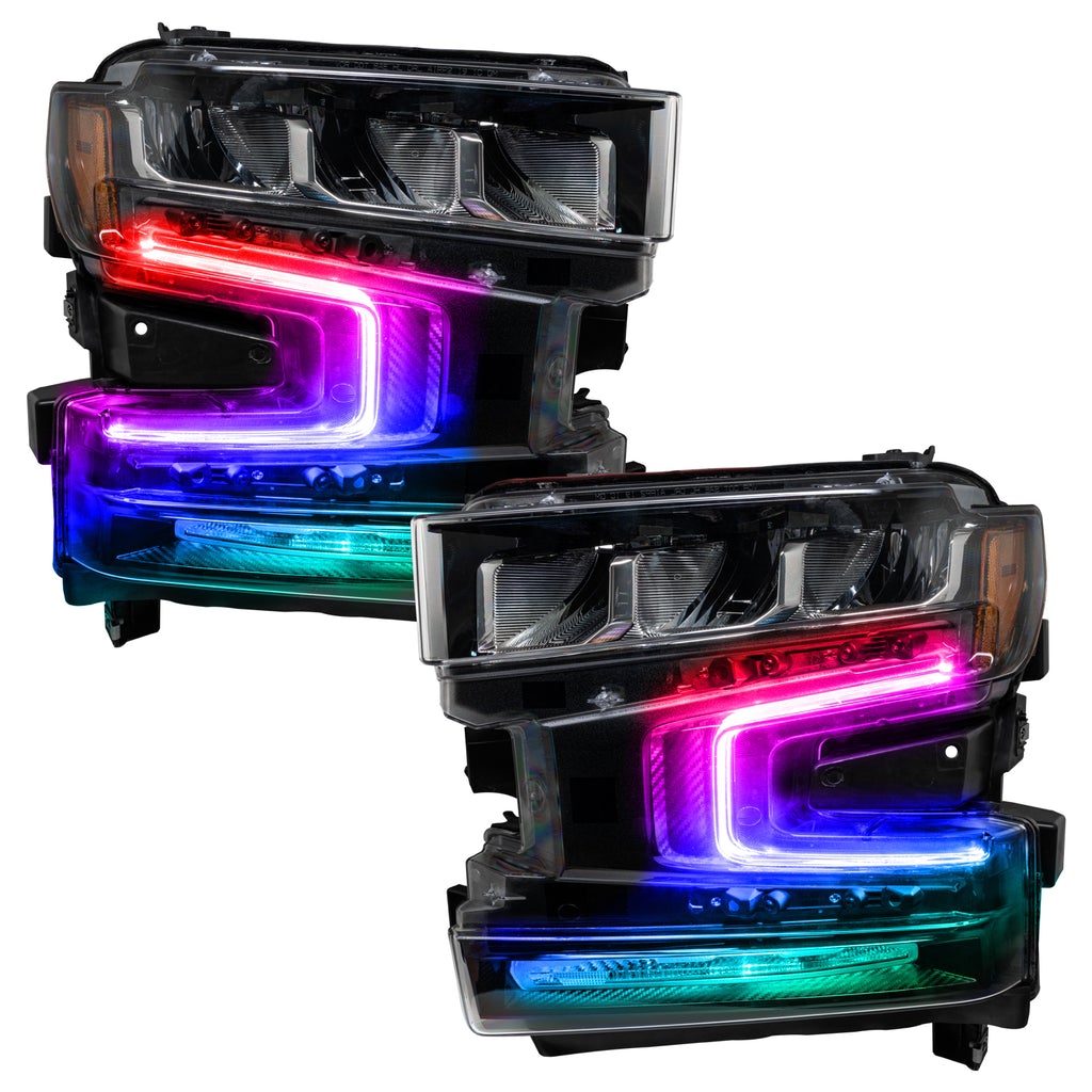 Oracle Lighting 1441 2019-2021 Chevrolet Silverado 1500 ColorSHIFT® RGB+W Headlight DRL Upgrade Kit
