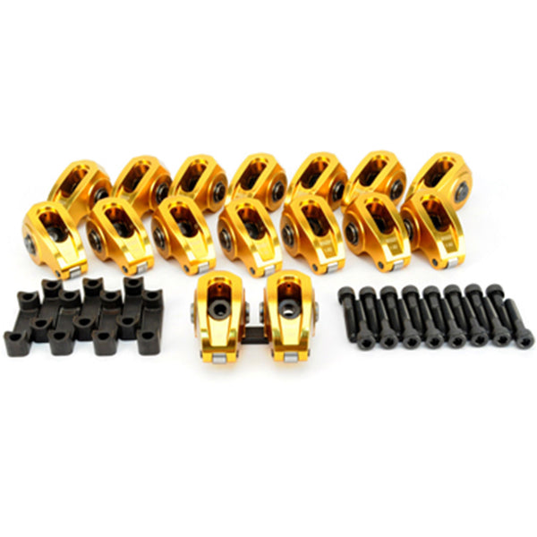 COMP Cams 19024-16 Ultra-Gold Aluminum Roller Rocker Arms Set for Chevrolet Gen III LS1 Engines