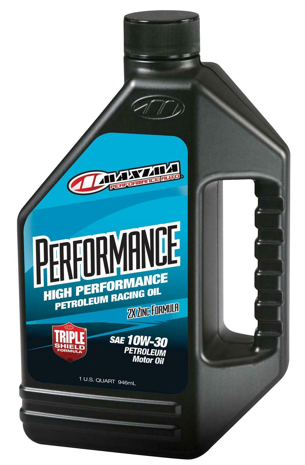 Maxima 39-33901 24 Quarts 10W-30 Performance Petroleum Racing Engine Oil ZDDP