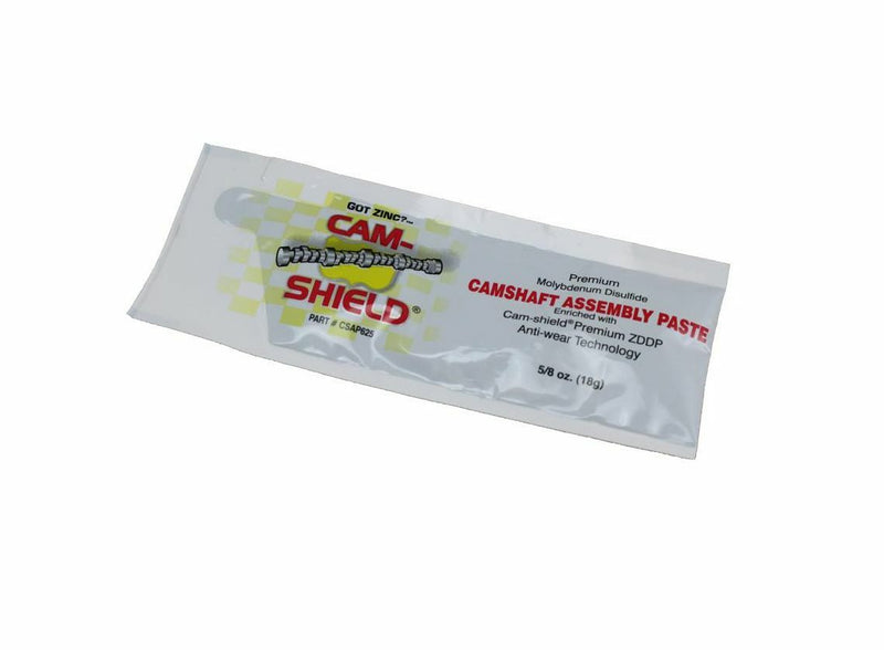 Cam Shield Zinc ZDDP Assembly Lube Paste for Camshafts 5/8 oz Pack