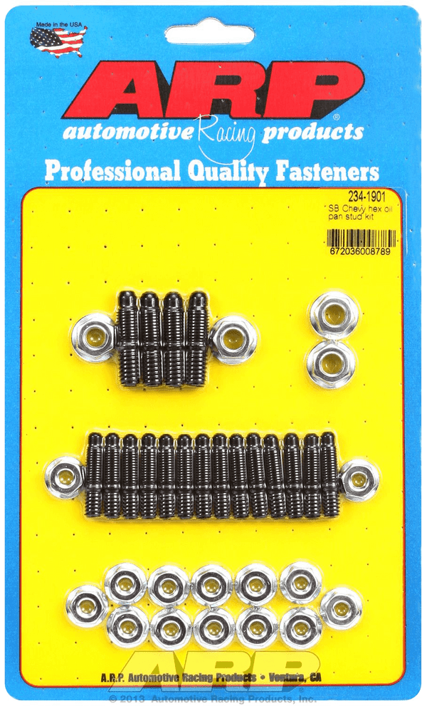 ARP 234-1901 Oil Pan Studs Kit for Chevrolet GM SBC 305 350 383 Engines